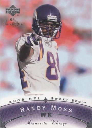 2003 Upper Deck Sweet Spot Randy Moss #84