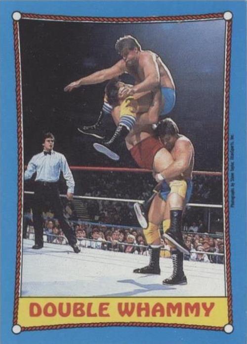 1987 Topps WWF - Jacques Rougeau Raymond Rougeau #27