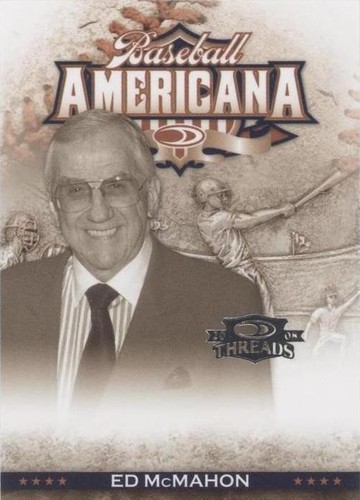 2008 Donruss Threads - Ed Mcmahon #BA-38