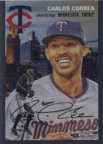 2023 Topps Chrome Platinum Anniversary - Carlos Correa #54CV-81