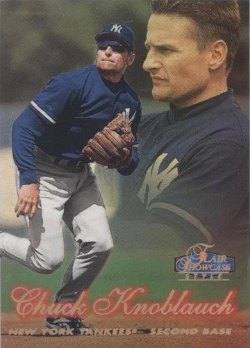 1998 Flair Showcase - Chuck Knoblauch #77