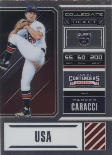 2018 Panini Elite Extra Edition - Parker Caracci #USA-PC