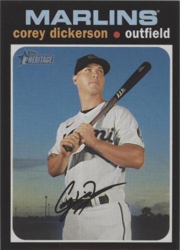 2020 Topps Heritage High Number - Corey Dickerson #570