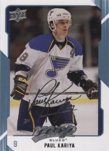 2008-09 Upper Deck MVP - Paul Kariya #252