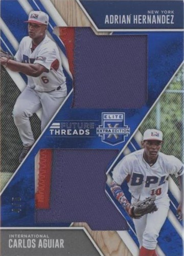 2017 Panini Elite Extra Edition - Adrian Hernandez Carlos Aguiar #FTSD-AC
