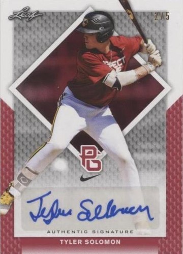 2016 Leaf Perfect Game National Showcase - Tyler Solomon #BA-276