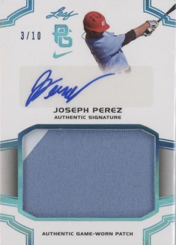 2016 Leaf Perfect Game National Showcase - Joseph Perez #PA-JP2