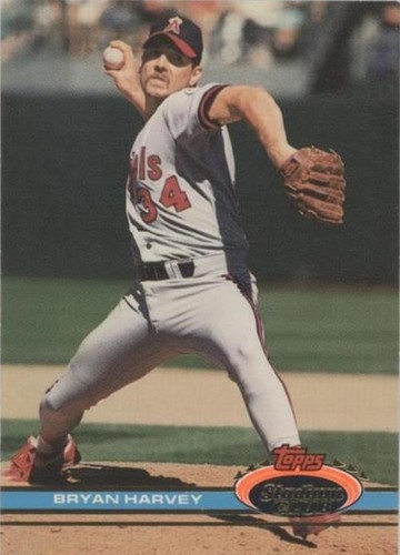 1991 Topps Stadium Club - Bryan Harvey #98