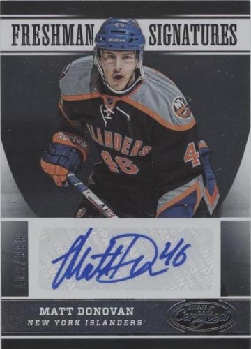 2012-13 Panini Certified - Matt Donovan #170