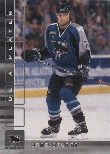 2001-02 In the Game Be A Player Memorabilia - Brad Stuart #22
