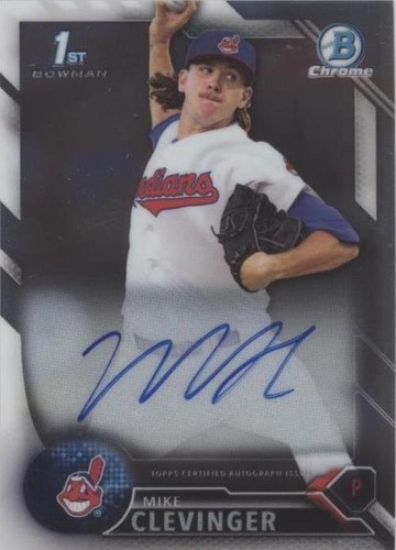 2016 Bowman Chrome - Mike Clevinger #CPA-MC