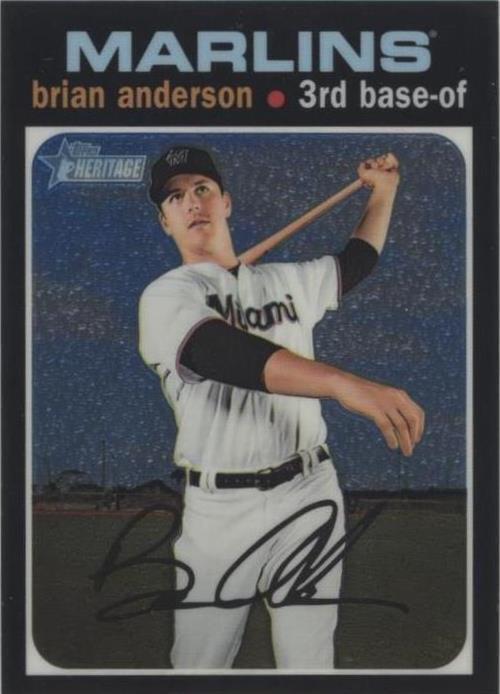2020 Topps Heritage - Brian Anderson #THC-240