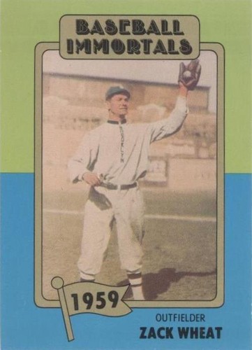 1980-84 SSPC Baseball Immortals 1st Printing - Zack Wheat #84