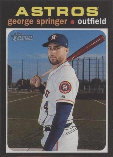 2020 Topps Heritage - George Springer #244