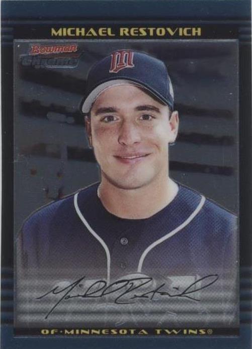 2002 Bowman Chrome Draft Picks & Prospects - Michael Restovich #BDP140