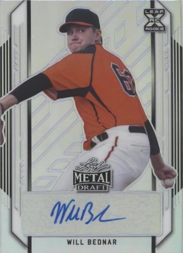 2021 Leaf Metal Draft - Will Bednar #BA-WB1