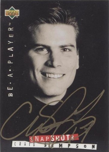 1994-95 Upper Deck Be a Player - Craig Simpson #122