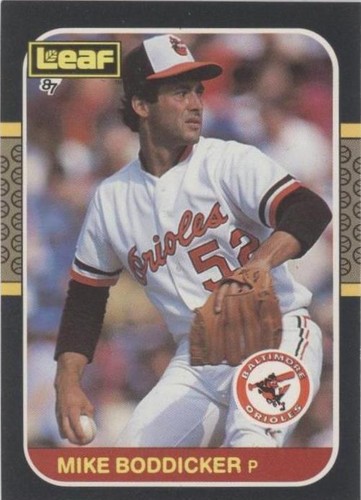 1987 Leaf Canadian - Mike Boddicker #76