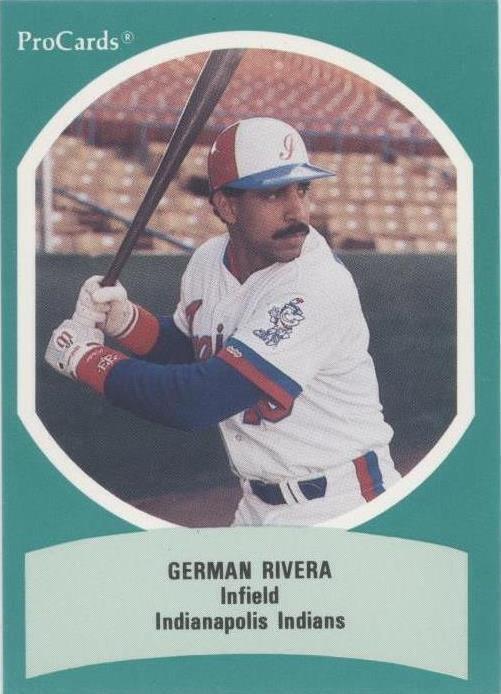 1990 ProCards Triple A All-Star Game - German Rivera #AAA 9