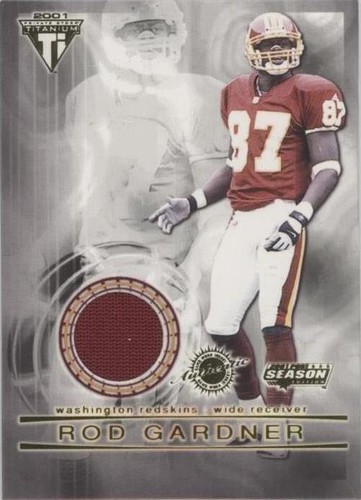 2001 Pacific Private Stock Titanium Postseason Rod Gardner #99
