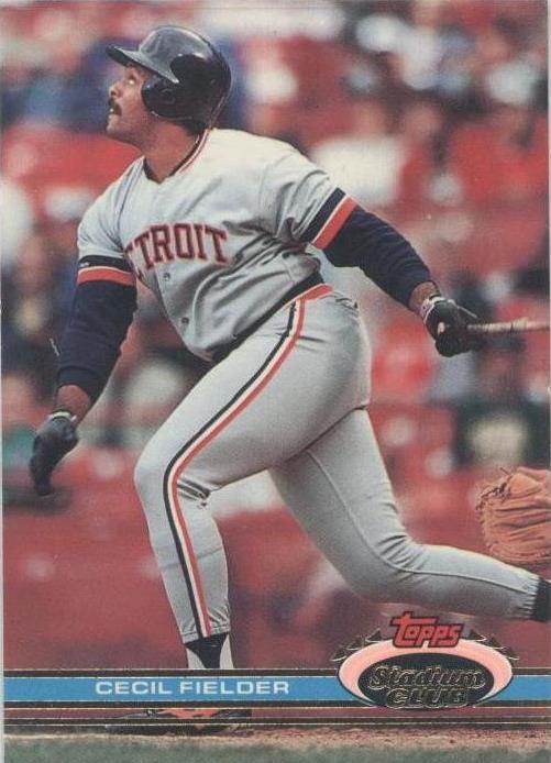 1991 Topps Stadium Club - Cecil Fielder #186