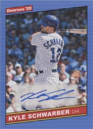 2020 Panini Donruss - Kyle Schwarber #86S-KS