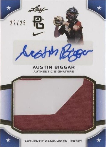 2015 Leaf Perfect Game National Showcase - Austin Biggar #JA-AB1