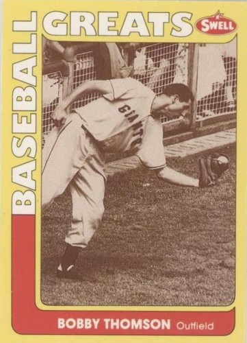1991 Swell Baseball Greats - Bobby Thomson #88