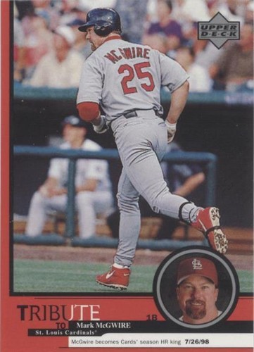 1999 Upper Deck Tribute to Mark McGwire - Mark McGwire #13