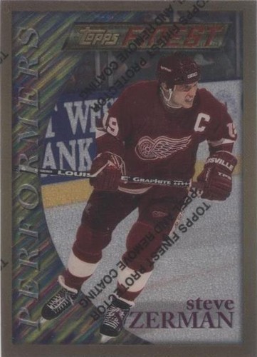 1995-96 Topps Finest - Steve Yzerman #162
