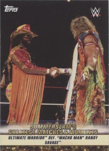 2019 Topps WWE Summerslam - Randy Savage Ultimate Warrior #GM-8