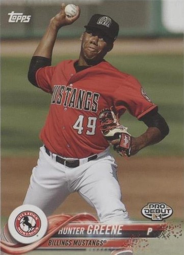2018 Topps Pro Debut - Hunter Greene #25