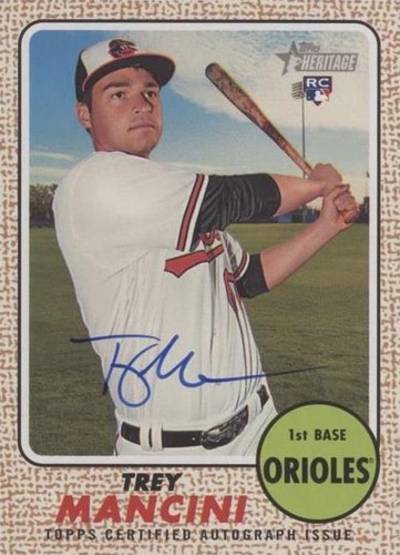 2017 Topps Heritage High Number - Trey Mancini #ROA-TM