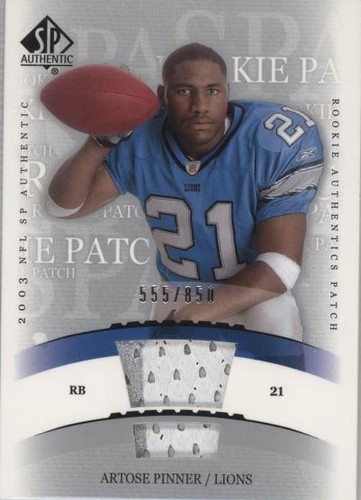 2003 SP Authentic Artose Pinner #247