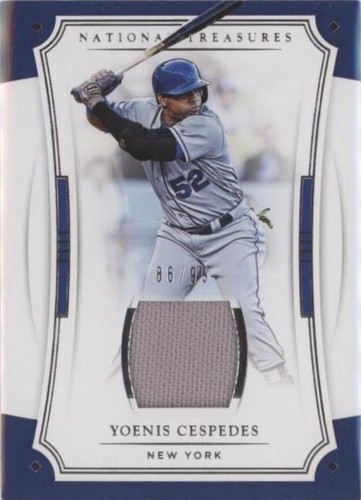 2017 Panini National Treasures - Yoenis Cespedes #107