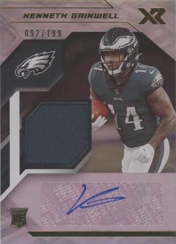 2021 Panini XR Kenneth Gainwell #RSA-KGA