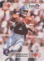 1992 Sport Decks Team NFL Star Cards Playing Cards John Elway #QD