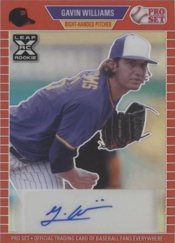 2021 Leaf Pro Set Metal - Gavin Williams #PA-GW1