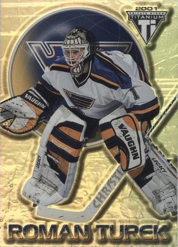 2000-01 Pacific Private Stock Titanium - Roman Turek #82