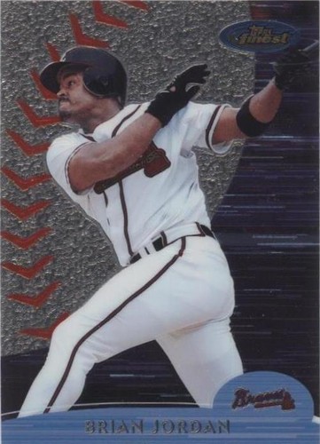 2000 Topps Finest - Brian Jordan #72