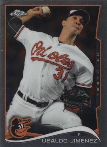 2014 Topps Chrome Update - Ubaldo Jimenez #MB-5