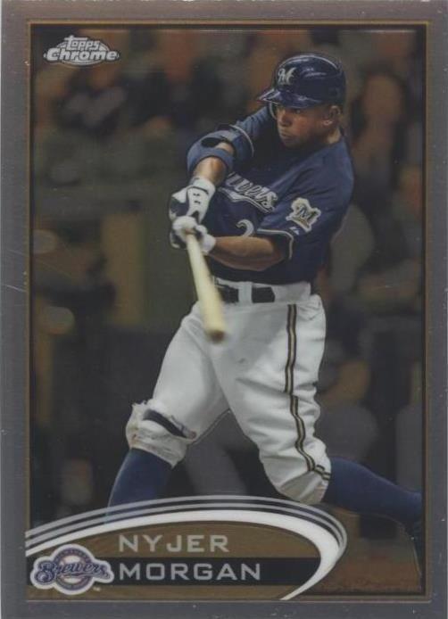2012 Topps Chrome - Nyjer Morgan #121