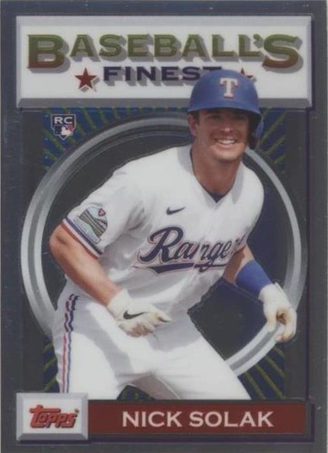 2020 Topps Finest Flashbacks - Nick Solak #154