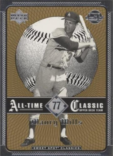 2002 Upper Deck Sweet Spot Classics - Maury Wills #77