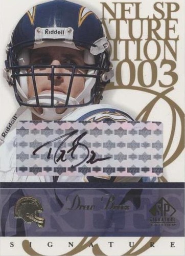 2003 SP Signature Edition Drew Brees #DB