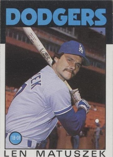 1986 Topps - Len Matuszek #109