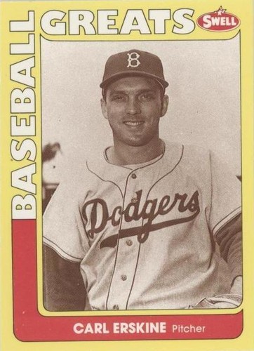 1991 Swell Baseball Greats - Carl Erskine #27