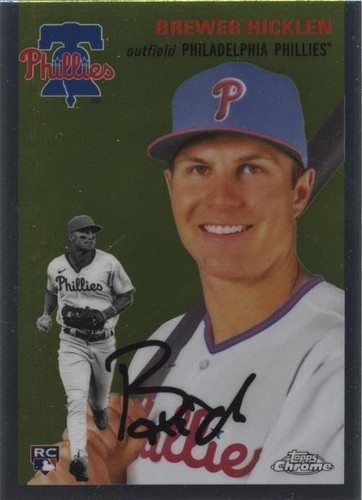 2023 Topps Chrome Platinum Anniversary - Brewer Hicklen #128