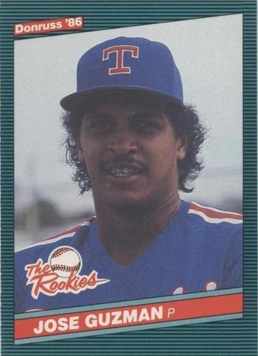 1986 Donruss The Rookies - Jose Guzman #24