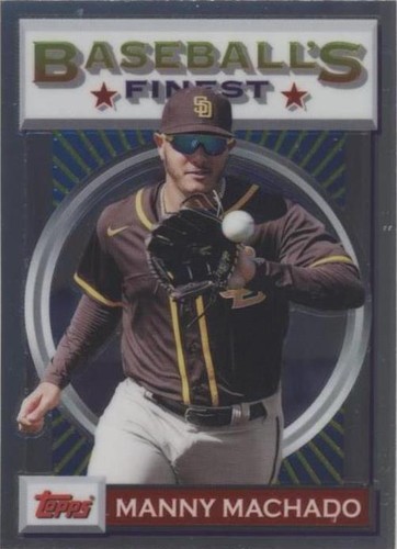 2020 Topps Finest Flashbacks - Manny Machado #191